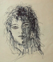 Alberto Romer, Frauenportrait 1980