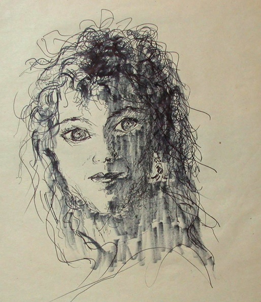 Alberto Romer, Frauenportrait 1980.jpg